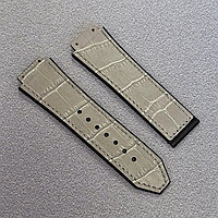 Ремешок Hublot серый - 26 мм (12995)