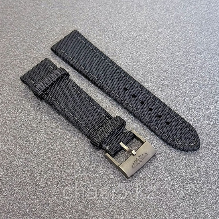 Ремешок Breitling мужской серый - 22 мм (23851), фото 1
