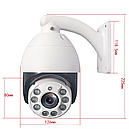 Уличная купольная всепогодная 5МП PTZ Wi-Fi камера с 30х оптическим зумом и ИК подсветкой до 150м, фото 2