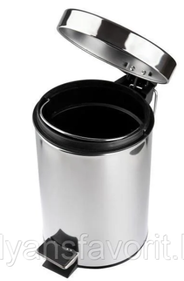 Урна металлическая с педалью 3л ВО9-3L, фото 1
