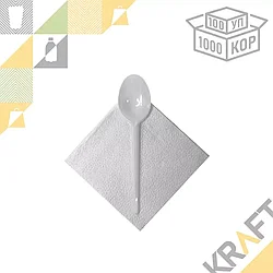 НАБОР ложка белая + салфетка, СТАНДАРТ ЭЛПИ (100/1000)