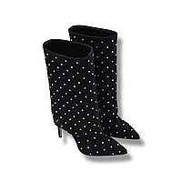 Изящные ботильоны в замше Flower 37