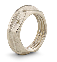 Контргайка с упором, никелированная