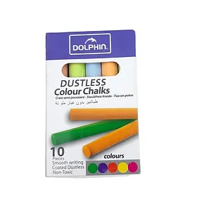 Цветные мелки для рисования Dolphin, 10 шт