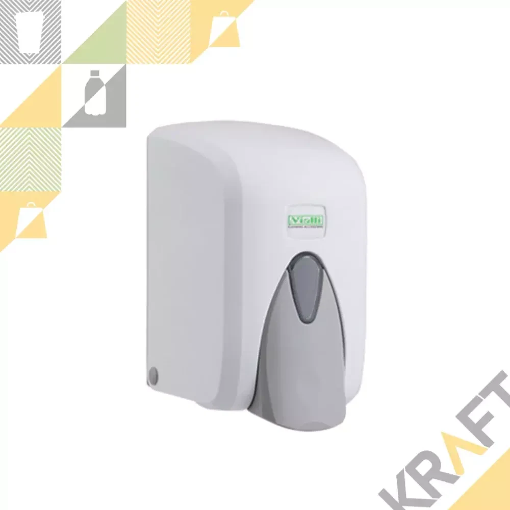 Диспенсер с помпой для жидкого мыла, 500 мл, Белый, фото 1