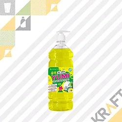 "Yumi" - Гель для мытья посуды с дозатором. 1л ПЭТ (3016)