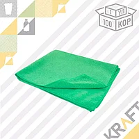 Салфетка МИКРОФИБРА PROFESSIONAL для пола, ЗЕЛЕНАЯ, 50 х 60 см "PATERRA" (1/100)