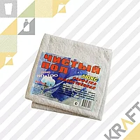 Тряпка для пола, белая, ХПП 80*100 (Оверлок) (1/50)