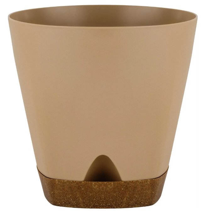 Горшок "Wood" (прикорневой полив), 8л ф250мм IG610210047, фото 1