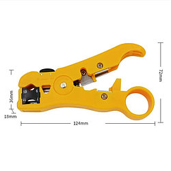 Универсальный стриппер для кабеля RG59, RG6, RG7, RG11, телефонных и сетевых кабелей UST3