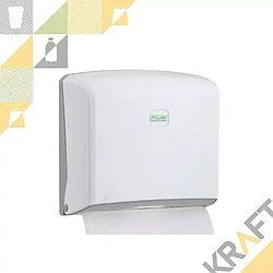 Диспенсер для листовых полотенец Z сложения, Белый