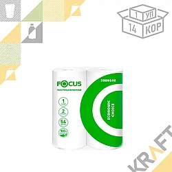 Полотенце бумажное 1сл. 54м/180л FOCUS Economic Choice, 2рул/уп (1/14)