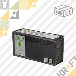 Салфетки 24х24 1сл, GRATIAS professional черные (400 листов)