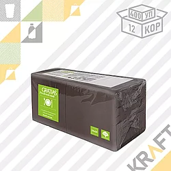 Салфетки 24х24 1сл, GRATIAS professional коричневые (400 листов) /12