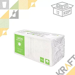 Салфетки 24х24 1сл, GRATIAS professional белые (400 листов) /12