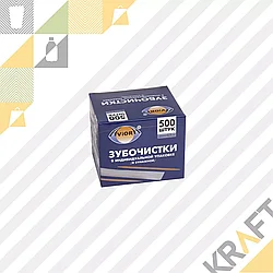 Зубочистки бамбуковые в индивидуальной, бумажной упаковке (500шт) /50