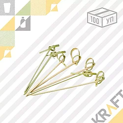 Пика бамбуковая "Узелок" 9 см ЛП (100шт/уп)