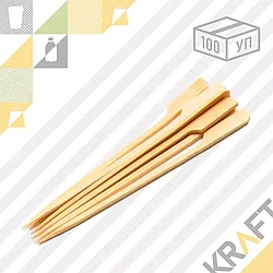 Пика бамбуковая "Гольф" 15 см ЛП (100шт/уп)