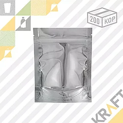 Пакет Дой-Пак ПП Металлизированный с прозрачной стенкой 140*210 (50/200)