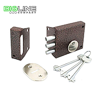 Замок ЗЕНИТ ЗН 4-1 медь накладной