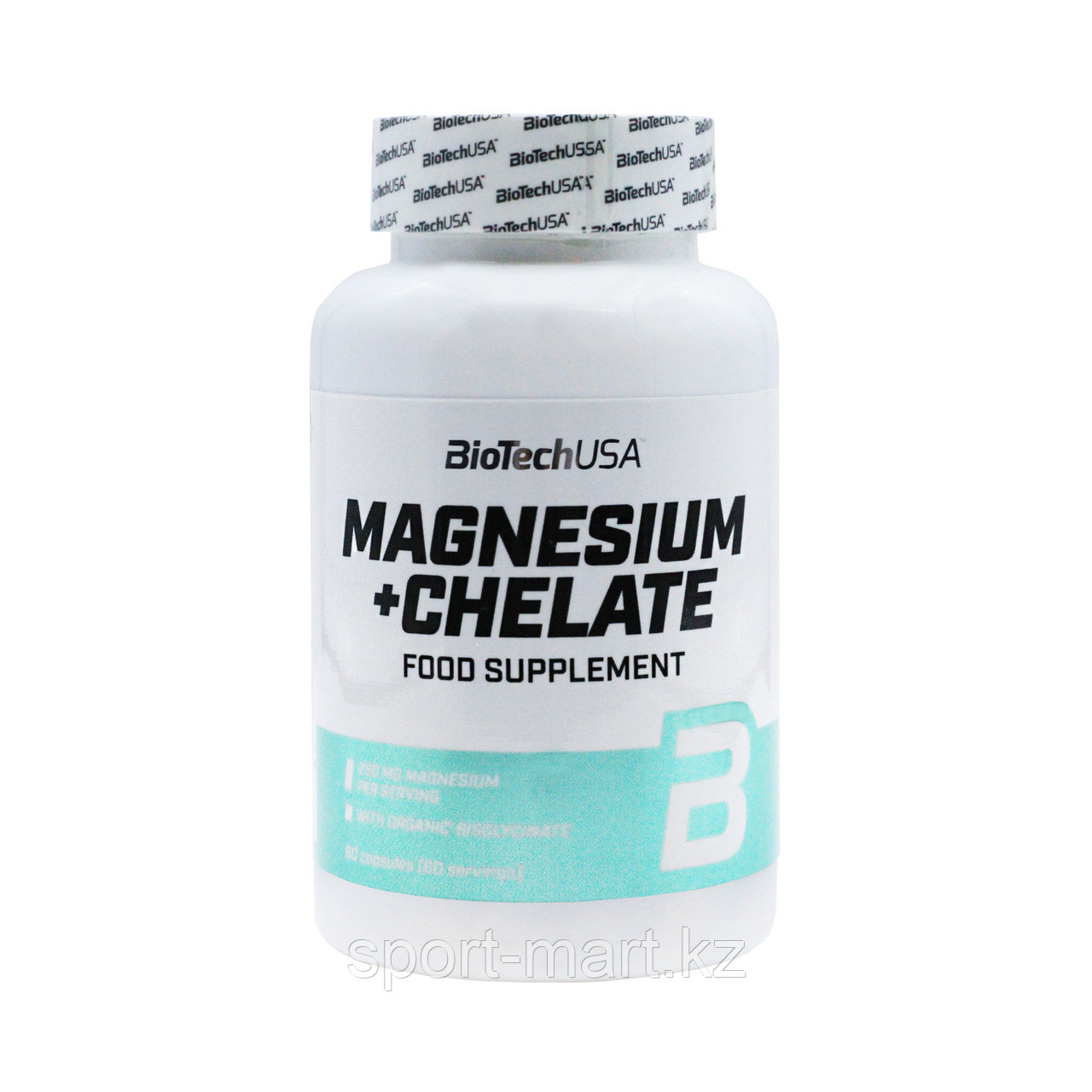 Магний хелат BioTech USA 250 мг 60 капсул, фото 1