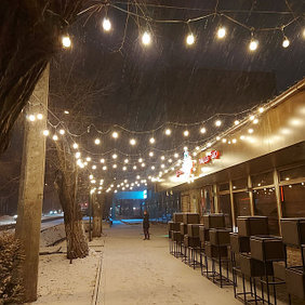 Ретро гирлянда новогодняя уличная с лампочками Belt Light