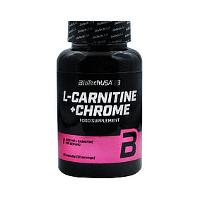 Хромы бар л-карнитин BioTech USA 1000 мг 60 капсула