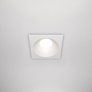 Встраиваемый светильник Zoom GU10 1x10Вт IP 65 квадратный