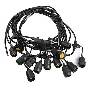 Белт-лайт гирлянды c лампочками для летних площадок, кафе 100 метров соеденяются до 10 км.