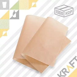 Оберточная бумага для фаст-фуда, крафт 400*400мм (1000шт/уп)
