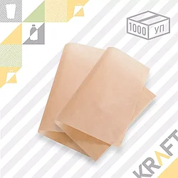 Оберточная бумага для фаст-фуда, крафт 300*300мм (1000шт/уп)