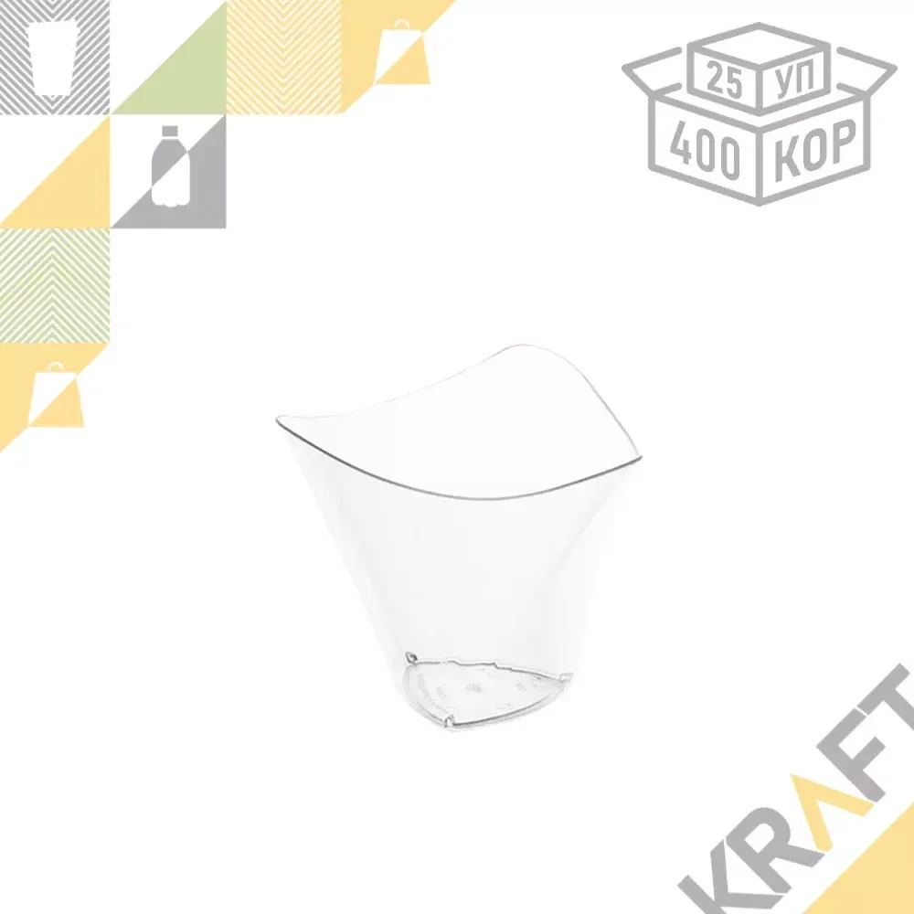 Креманка "Кимоно" 120мл, ПРОЗРАЧНАЯ (25/400), фото 1