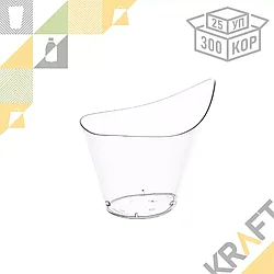 Креманка "Капелька" 120мл, ПРОЗРАЧНАЯ (25/300)