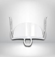 Прозрачный защитный экран для рта, многоразовый