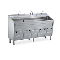 UZUMCU Хирургический Умывальник, Тройной