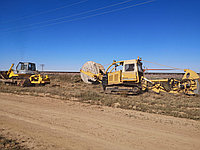 Строительство магистральных ВОЛС, прокладка ЗПТ трубы