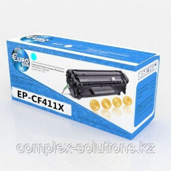 Картридж HP CF411X [№410X] Cyan Euro Print | [качественный дубликат]