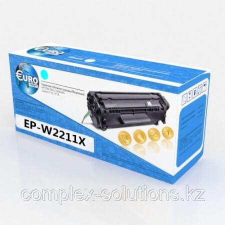 Картридж HP W2211X [№207X] Cyan [2.45K] [без чипа] Euro Print | [качественный дубликат]