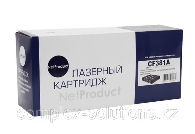 Картридж NetProduct [CF381A] для HP CLJ Pro MFP M476dn | dw | nw, №312A, C, 2,7K | [качественный дубликат]