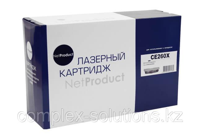 Картридж NetProduct [CE260X] для HP CLJ CP4025 | 4525, Восстановленный, Bk, 17K | [качественный дубликат]