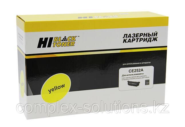 Картридж Hi-Black [CE252A] для HP CLJ CP3525 | CM3530, Восстановленный, Y, 7K | [качественный дубликат]