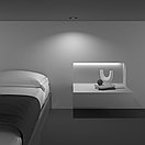 Встраиваемый светильник Yin GU10 1x10Вт черный, фото 5