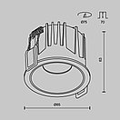 Встраиваемый светильник Alfa LED 4000K 15Вт 60°, фото 8