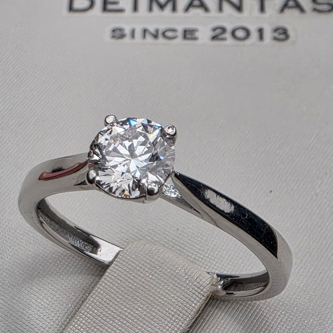 Сертификат IGI кольцо б/з 0,50 VVS2/J EX, размер 16,5,1,45г, фото 1