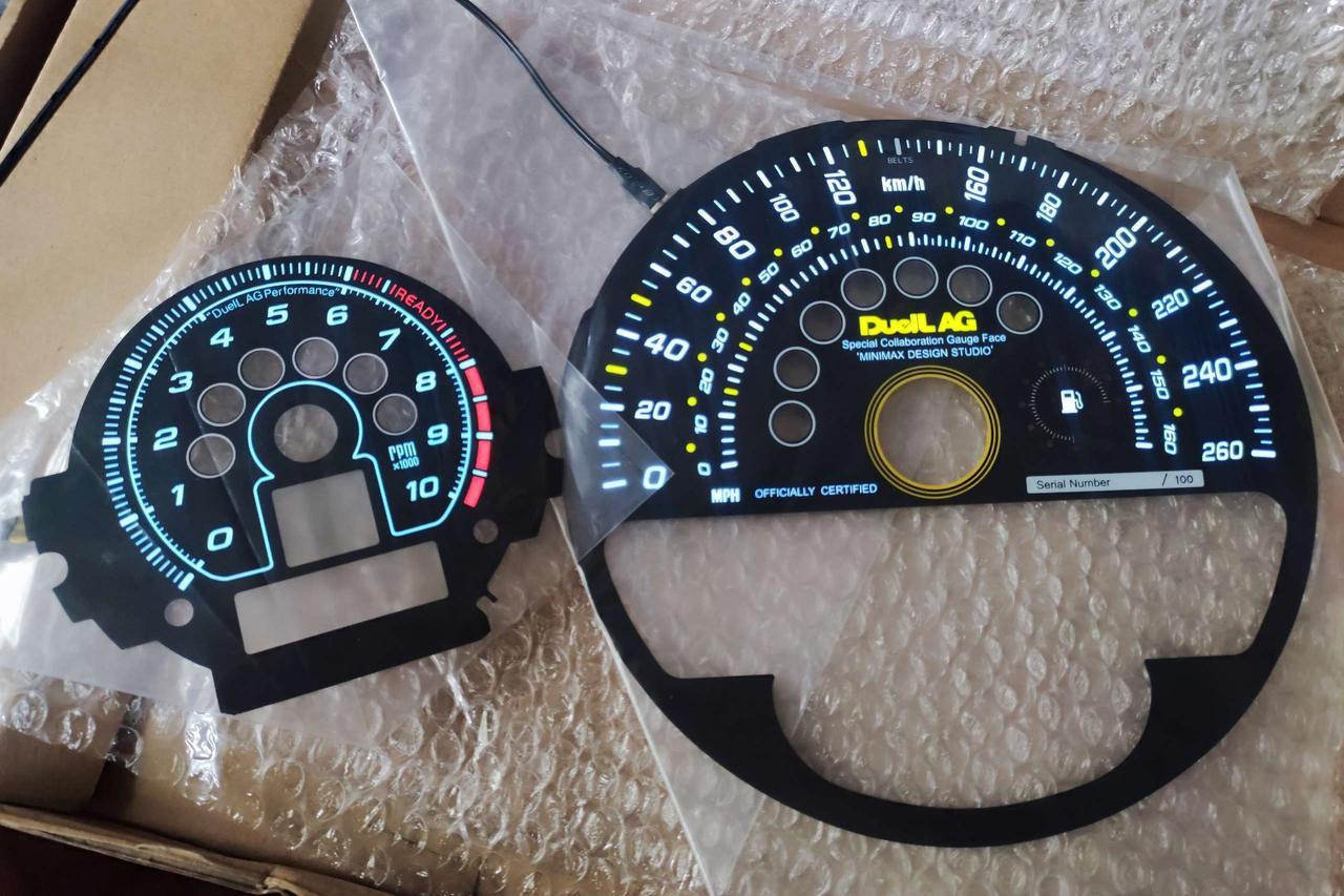 Трафарет EL-подсветки приборной панели BMW Mini R55–R60, точная совместимость, премиум-эффект, фото 1