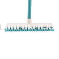 Щетка для чистки ковров "SHROBER" 27 см бирюзовая с черенком ELFE 93550 (002)