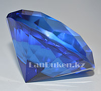 Сувенир кристалл из камня ярко-синий 50 гр