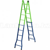 Лестница - стремянка трансформер, 148см.-44см./220см-448см., Россия 97892 (002)