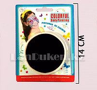 Аквагрим грим краски для яркого праздника черного цвета (HB-605)