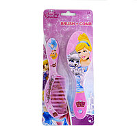Расческа и гребешок Disney Принцессы "Золушка" 2 в 1